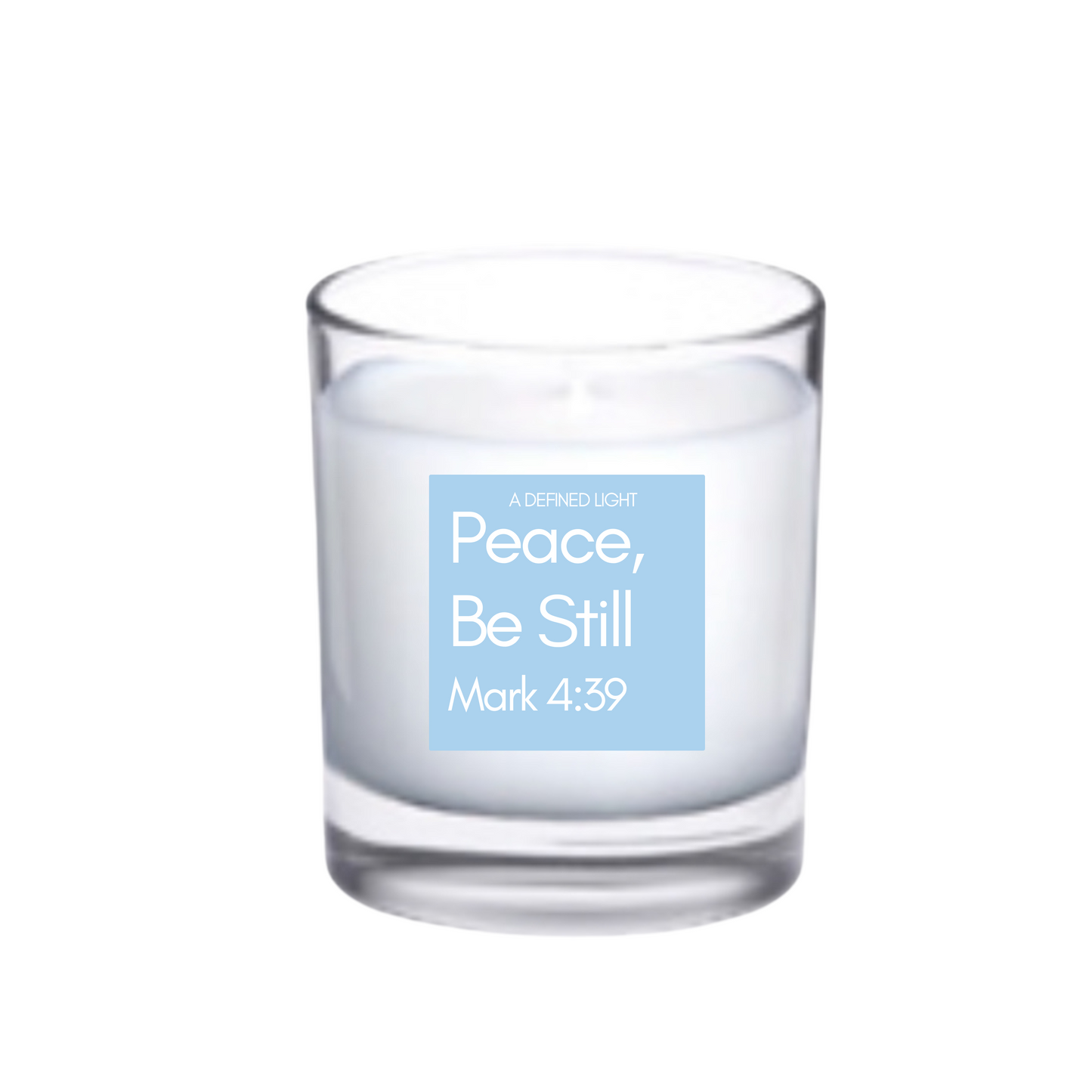 PEACE BE STILL (Handmade Candle).