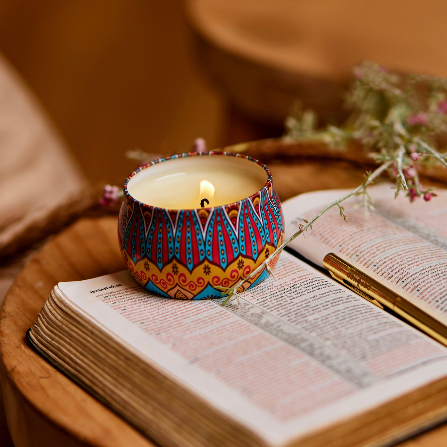 HE IS WITH ME (VANILLA CANDLE)