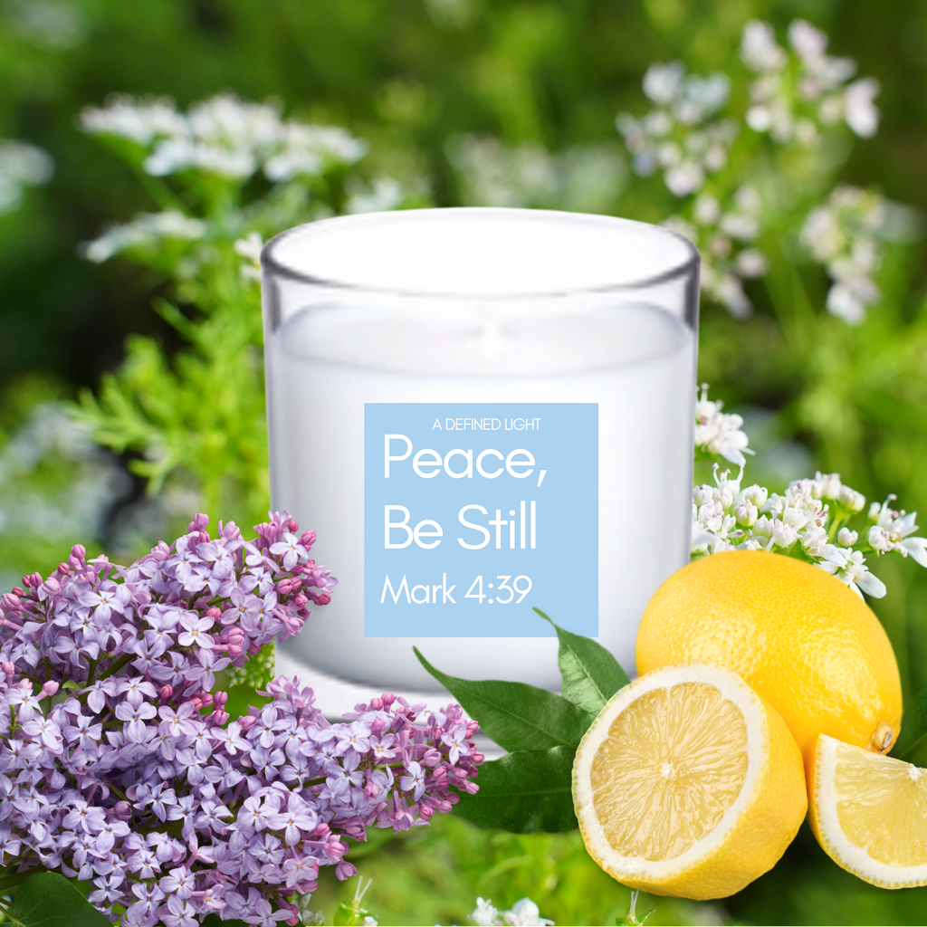 PEACE BE STILL (Handmade Candle).