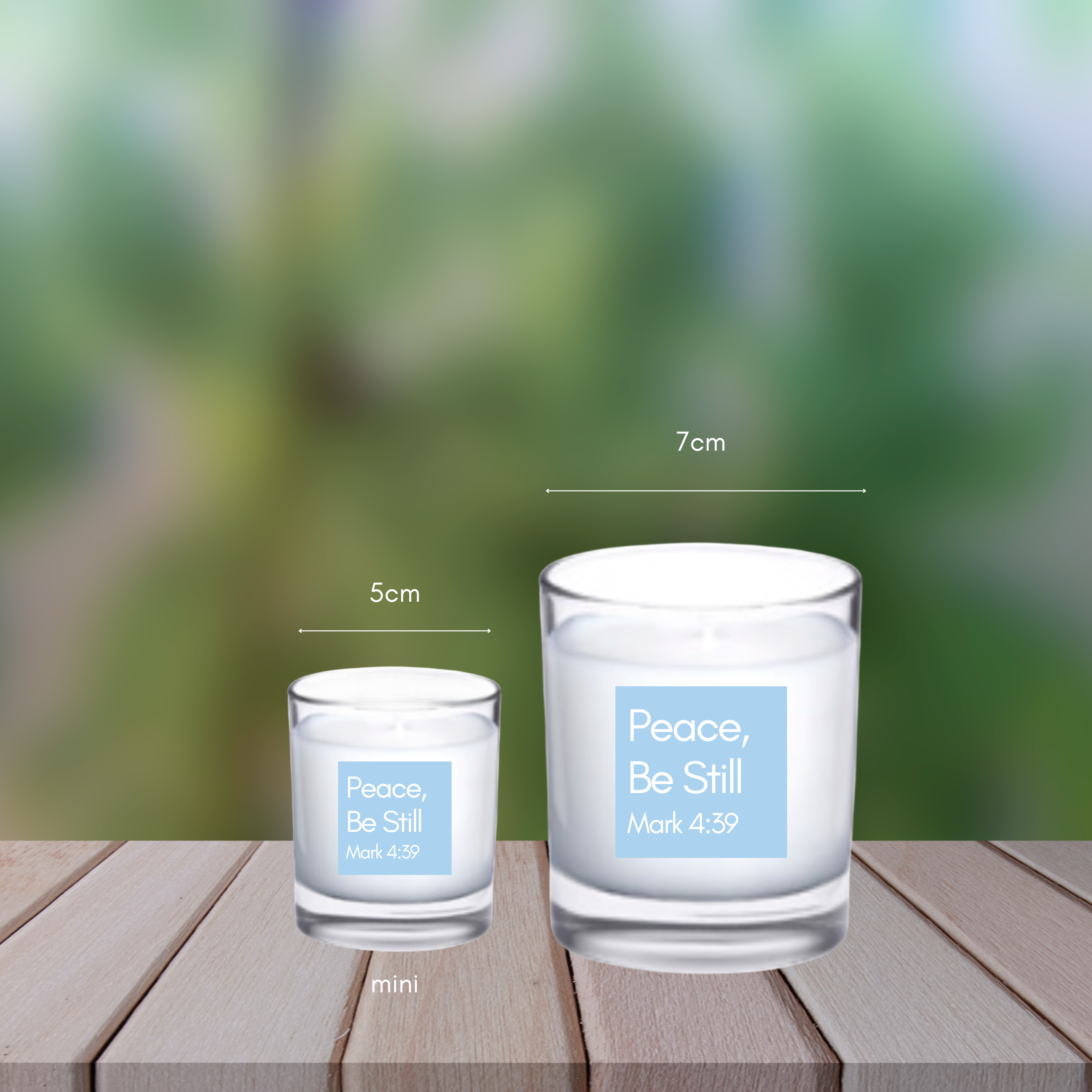 PEACE BE STILL (Handmade Candle).