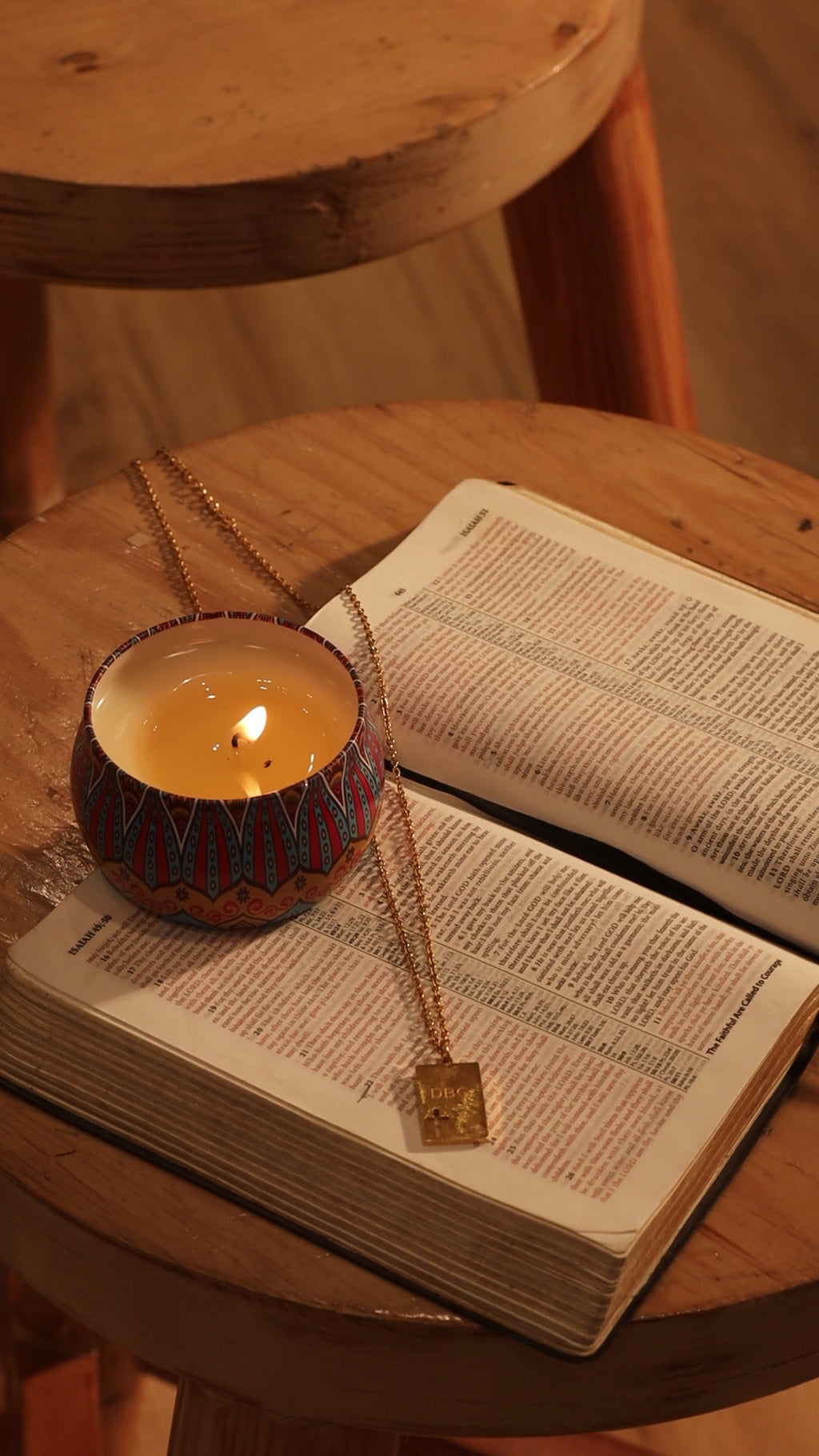 HE IS WITH ME (VANILLA CANDLE)